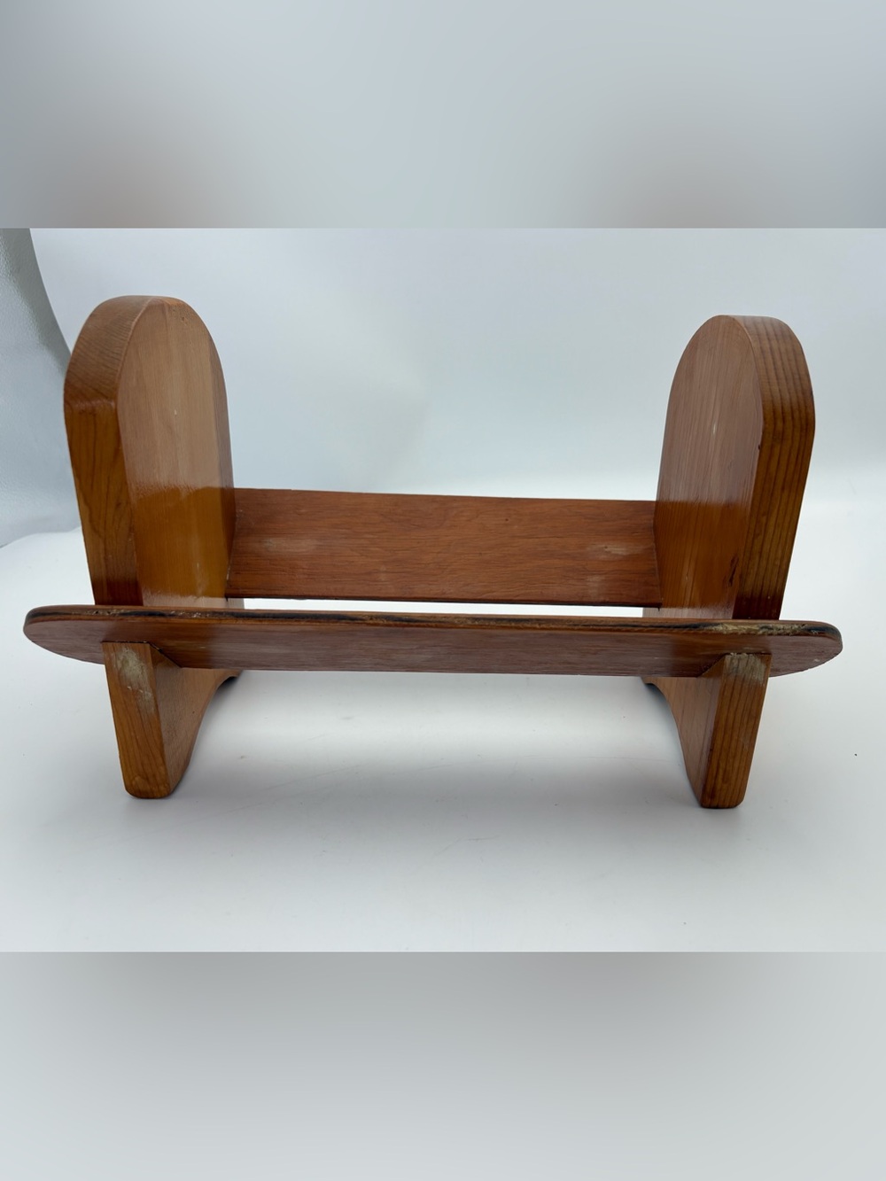 Vintage Wood Cookbook Counter Rack - Picture 3 of 16